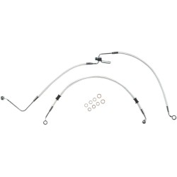 Braided Rear Brake Line Kit