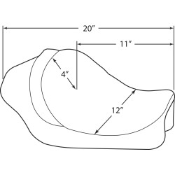 Selle solo compatible avec dossier