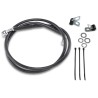 Extended Length Black Vinyl Brake Line Kit