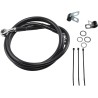Extended Length Black Vinyl Brake Line Kit