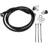 Extended Length Black Vinyl Brake Line Kit