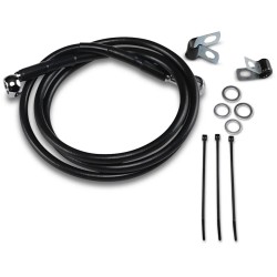 Extended Length Black Vinyl Brake Line Kit
