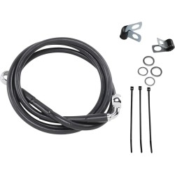 Extended Length Black Vinyl Brake Line Kit