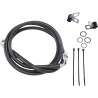 Extended Length Black Vinyl Brake Line Kit