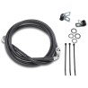 Extended Length Black Vinyl Brake Line Kit