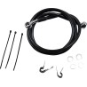 Extended Length Black Vinyl Brake Line Kit