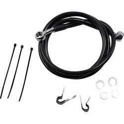 Extended Length Black Vinyl Brake Line Kit
