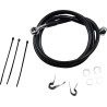 Extended Length Black Vinyl Brake Line Kit