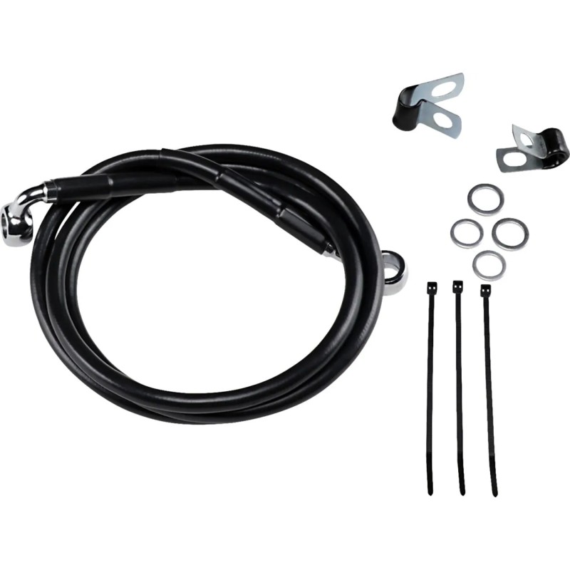 Extended Length Black Vinyl Brake Line Kit
