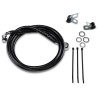Extended Length Black Vinyl Brake Line Kit