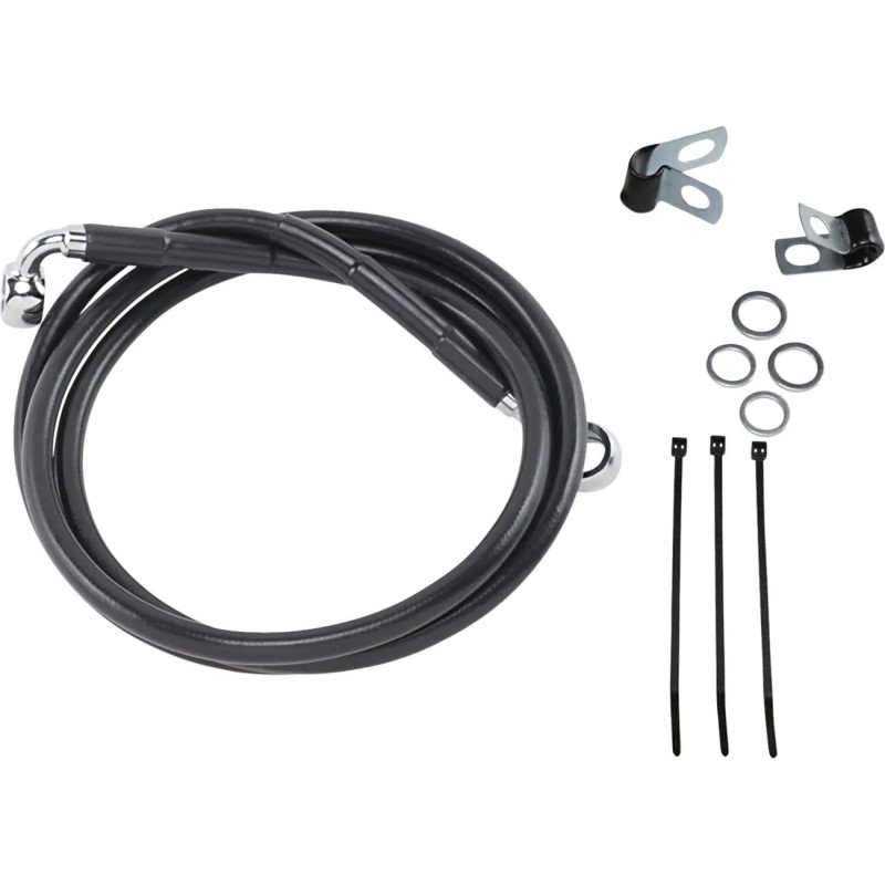 Extended Length Black Vinyl Brake Line Kit
