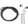 Extended Length Black Vinyl Brake Line Kit