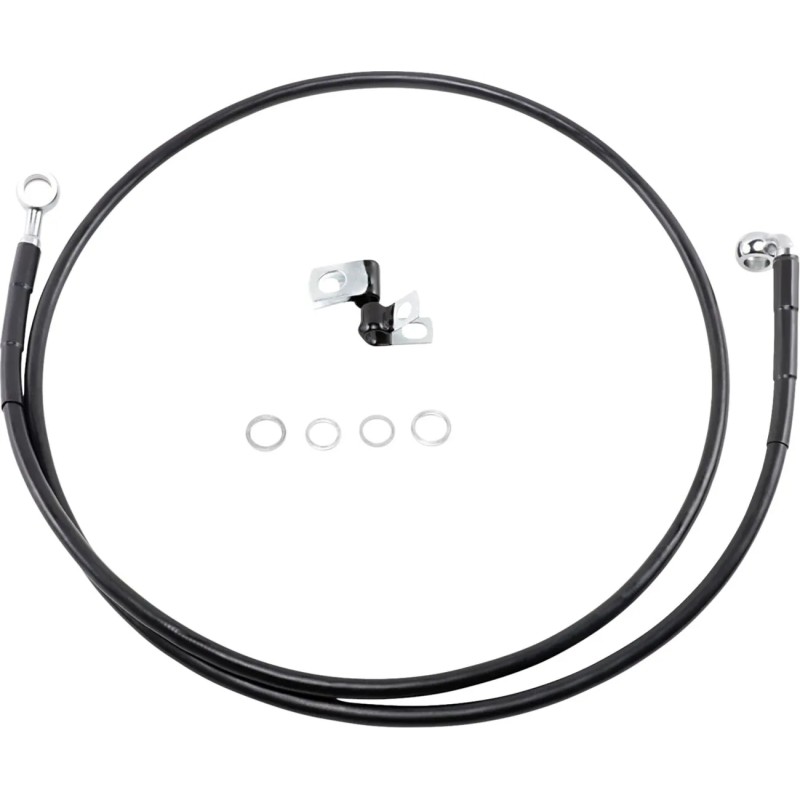 Extended Length Black Vinyl Brake Line Kit