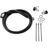 Extended Length Black Vinyl Brake Line Kit