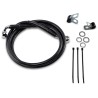 Extended Length Black Vinyl Brake Line Kit