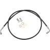 Black Braided Brake Line Kit