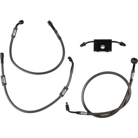 Midnight Braided Brake Line Kit