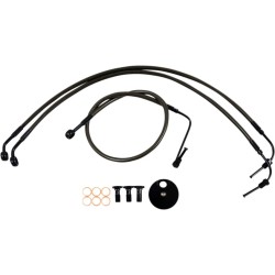 Midnight Braided Brake Line Kit