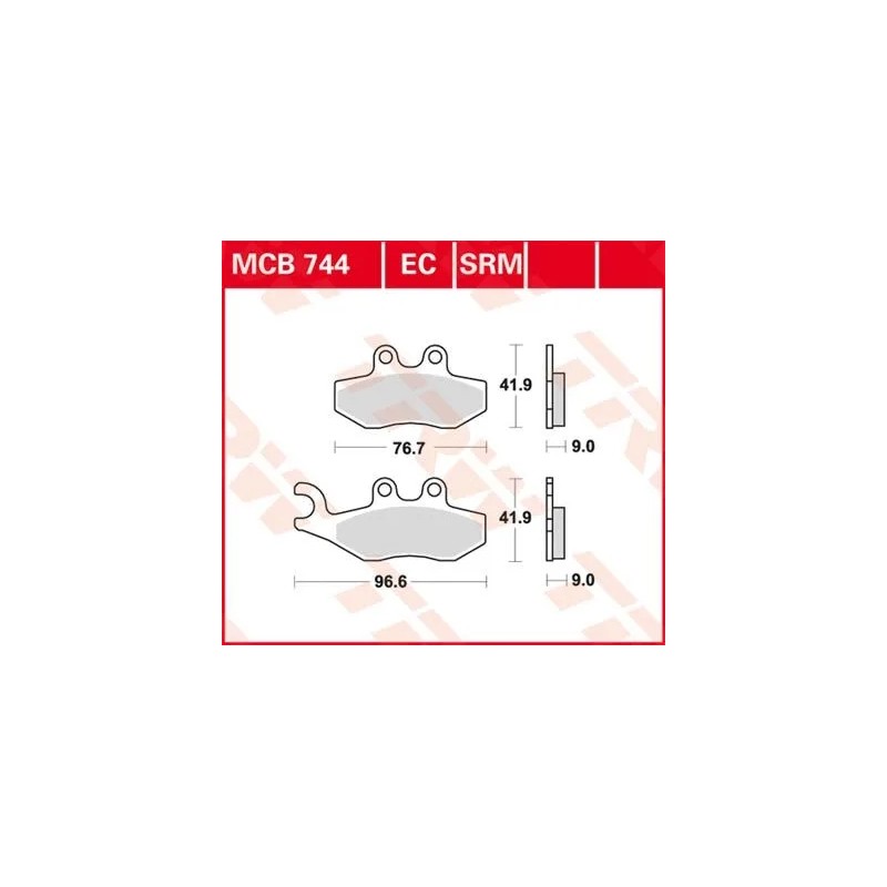 SRM Series Sindered Scooter Brake Pads
