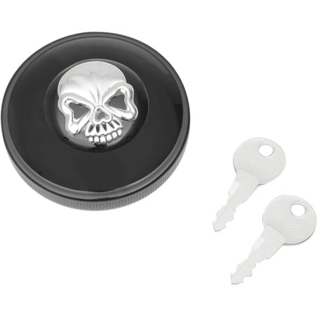 Screw-In Locking Skull Gas Cap