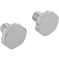 Embouts et bouchons de tube de fourche en chrome