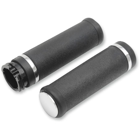 Rubber Grips with Accent Rings and End Caps