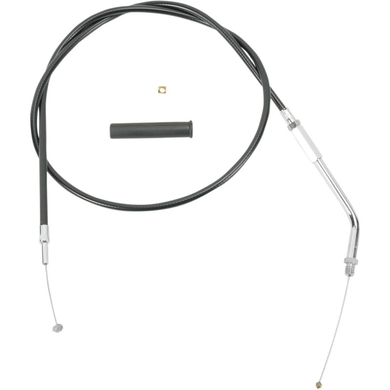 Black Vinyl Throttle Idle Cable