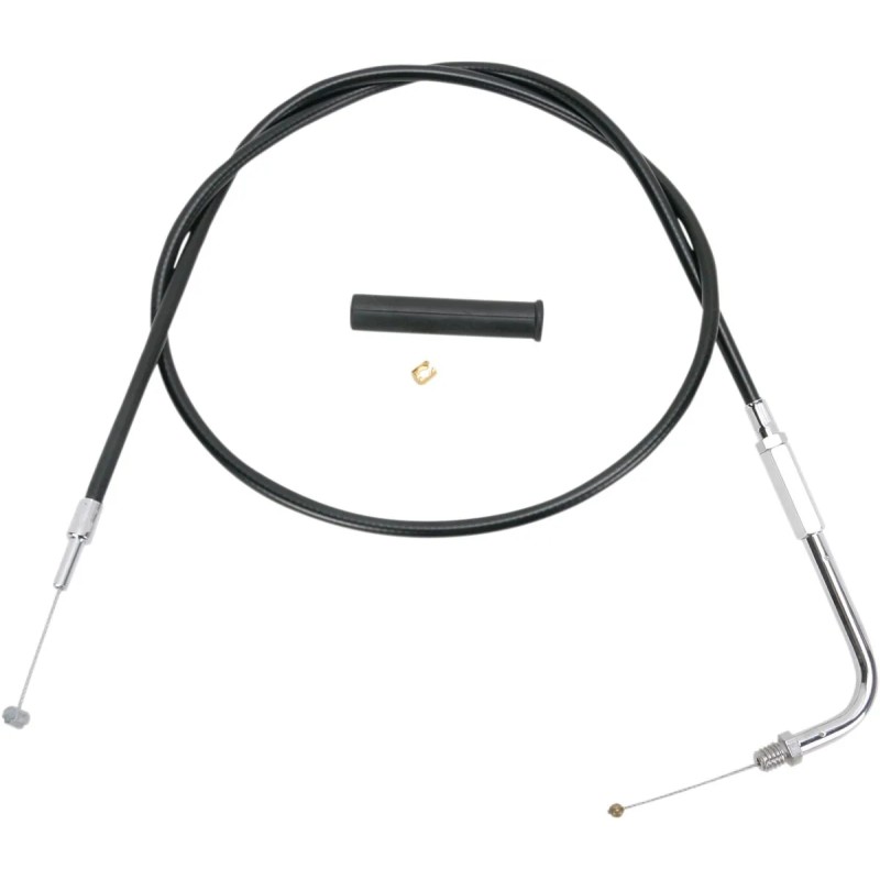 Black Vinyl Throttle Idle Cable