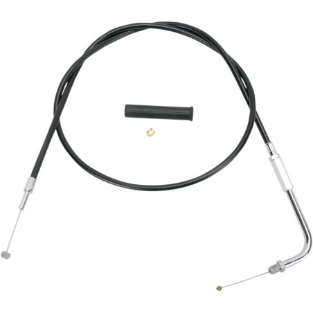 Black Vinyl Throttle Idle Cable