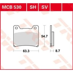 SH Series Sindered Rear Brake Pads