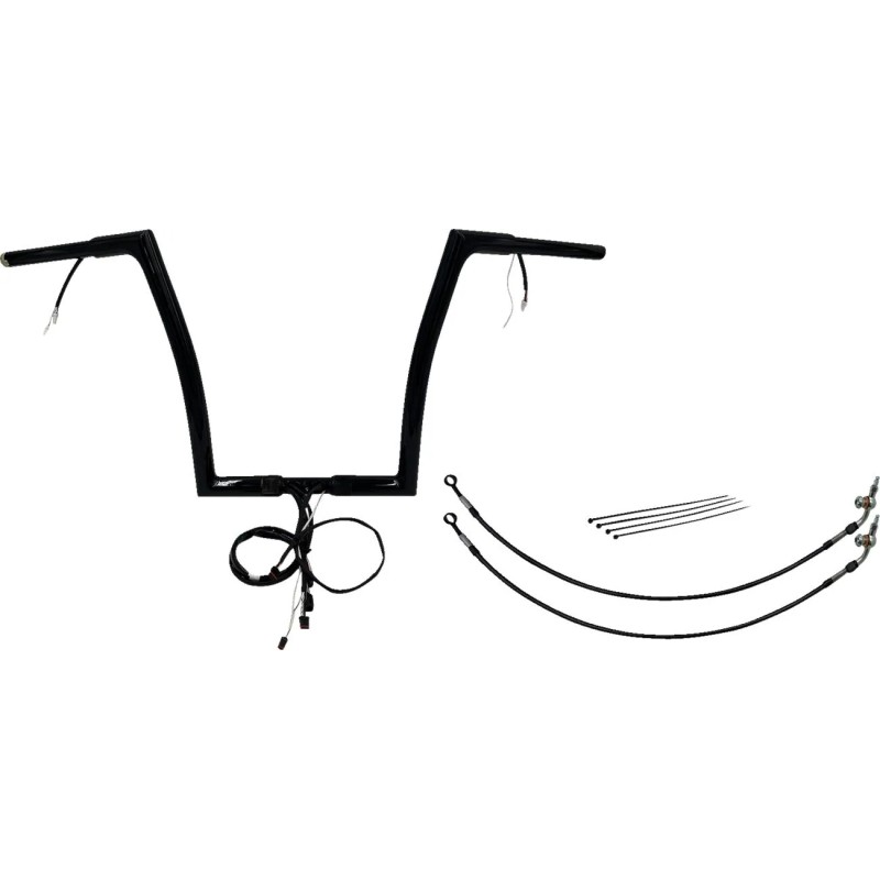 Kit guidon Flat Top 1-1/4" câblé EZ Install