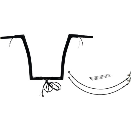 EZ Install Wired 1-1 4  Flat Top Handlebar Kit