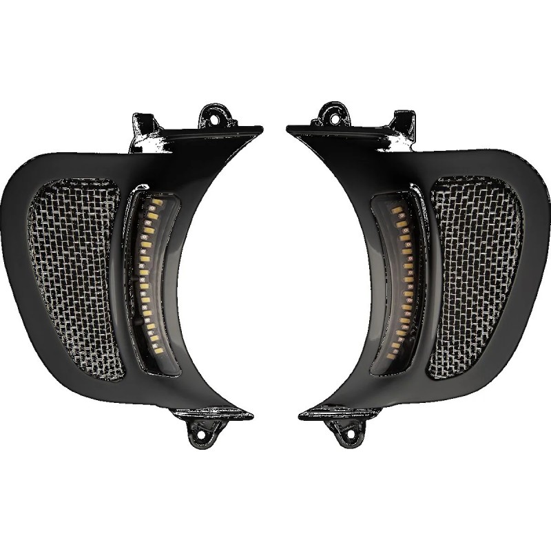 Genesis  4 Dynamic LED Road Glide  Vent Inserts